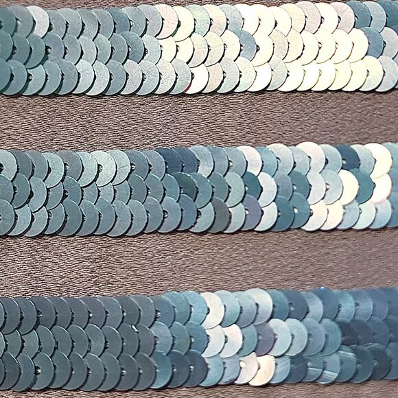 French Connection blush pink sequin stripe Fast Eden Cupid Dress - Picture 4 of 11